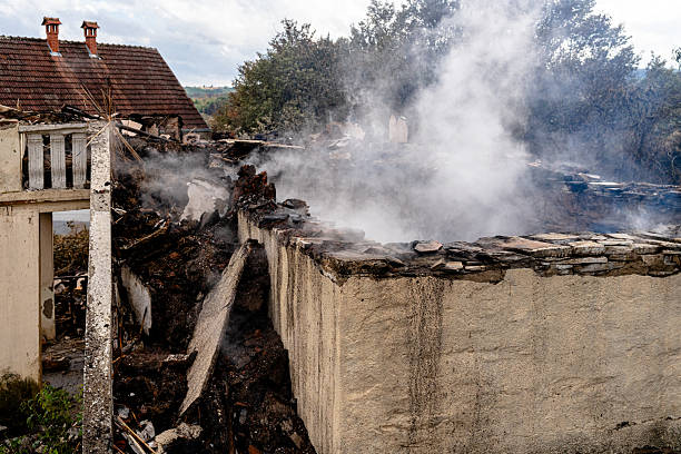 Professional Fire Damage Removal technician working in Parkville, MD